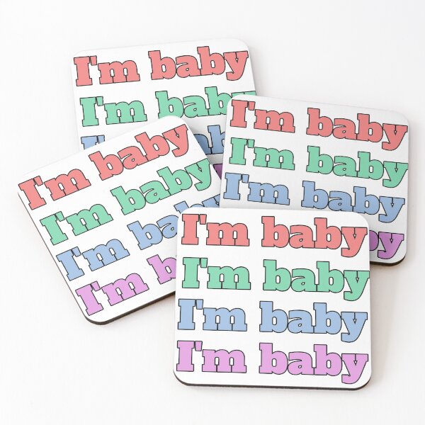 Item preview, "I'm baby" slang phrase designed and sold by morganmaterni.