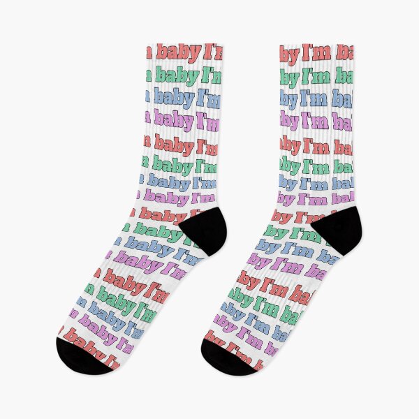 Item preview, "I'm baby" slang phrase designed and sold by morganmaterni.