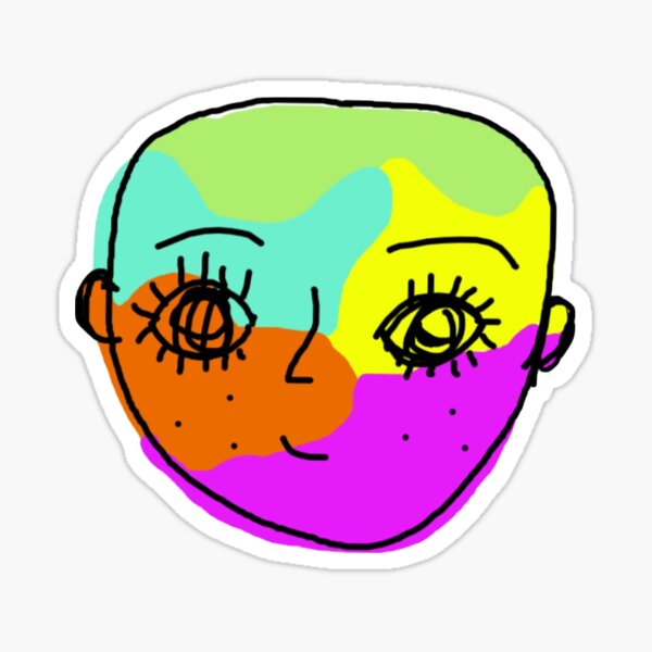 Item preview, colored face designed and sold by josiewenz.