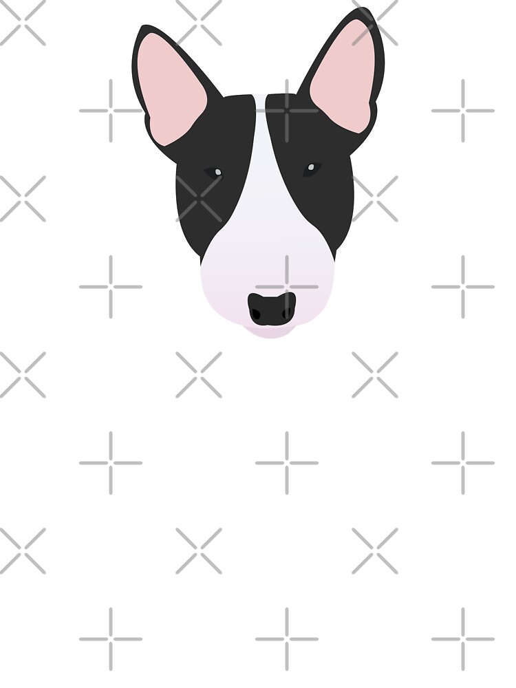 Body Para Bebe Bull Terrier Miniatura Blanco Y Negro De Kcpetportraits Redbubble