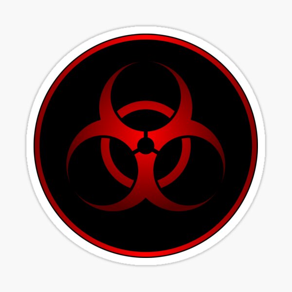 Biohazard Sticker