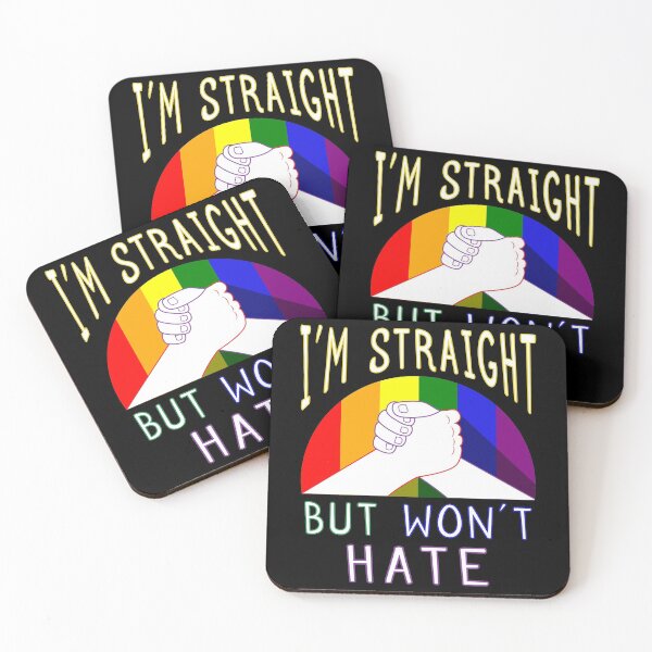 Item preview, Inspirational I’m Straight But Won’t Hate Gay Pride Supportive designed and sold by Elvin Dantes.