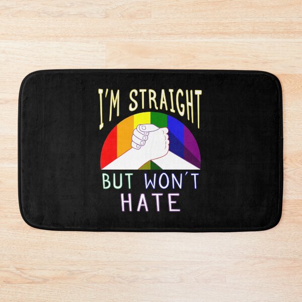 Item preview, Inspirational I’m Straight But Won’t Hate Gay Pride Supportive designed and sold by Elvin Dantes.