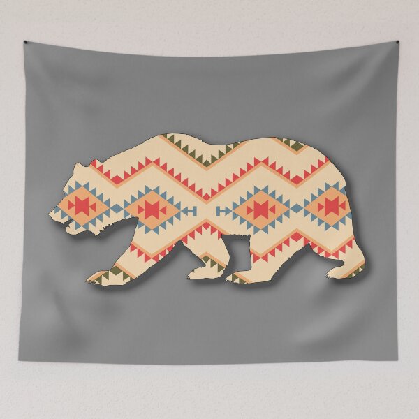 Item preview, Makwa (Bear) - Tribal Print designed and sold by betterchemicals.