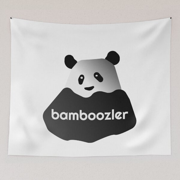 Item preview, Funny Panda Illustration "The Bamboozler" designed and sold by Davey's Designs.