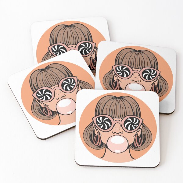 Item preview, Hypnotized Bubble Gum Girl designed and sold by lilypineapple.