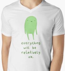Relatively OK Men's V-Neck T-Shirt