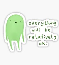 Relatively OK Sticker