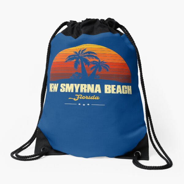 New Smyrna Beach Florida Drawstring Bag