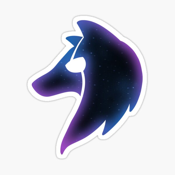 Starry Wolf Logo (Legacy) Sticker