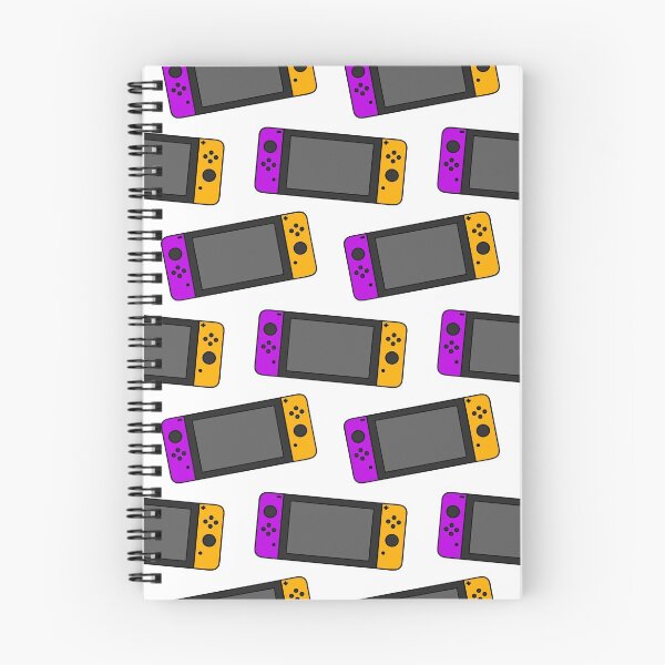 Item preview, Purple & orange game console pattern designed and sold by bbybarbz.
