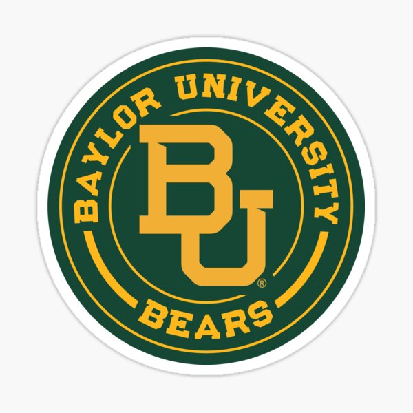 Baylor University Circle Sticker