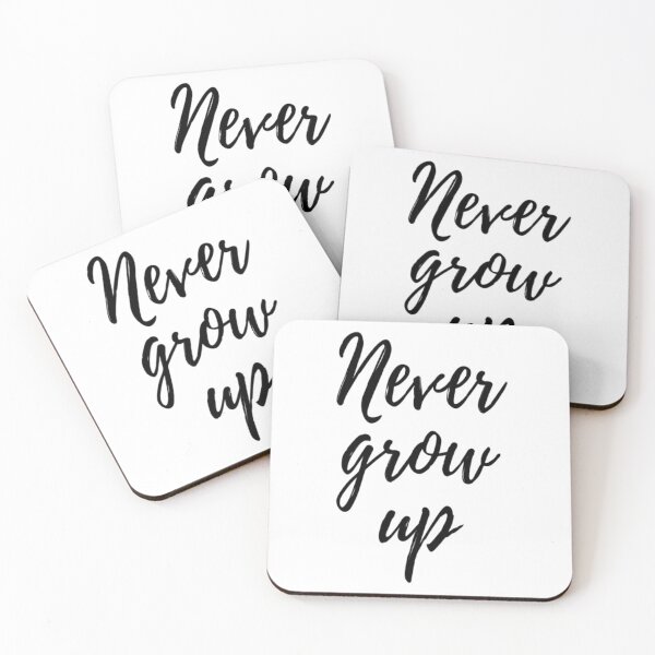 Item preview, Never Grow Up designed and sold by CatMonkStudios.