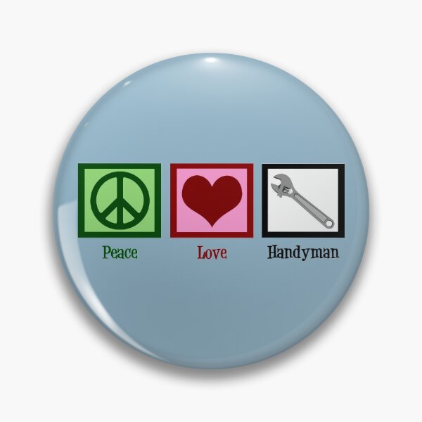 Item preview, Peace Love Handyman designed and sold by Epic Love Designs.