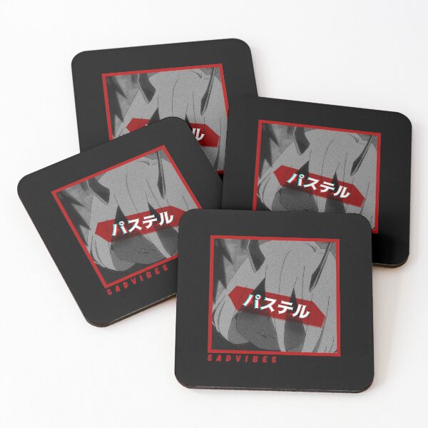 Item preview, "SAD VIBES" - Zero Two Cube Minimalism Art designed and sold by pastelvibesx.