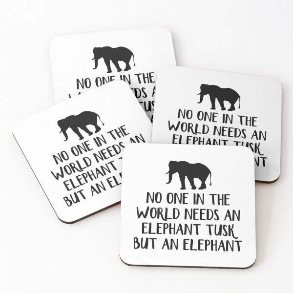 Item preview, No one in the world needs an elephant tusk but an elephant designed and sold by allthetees.