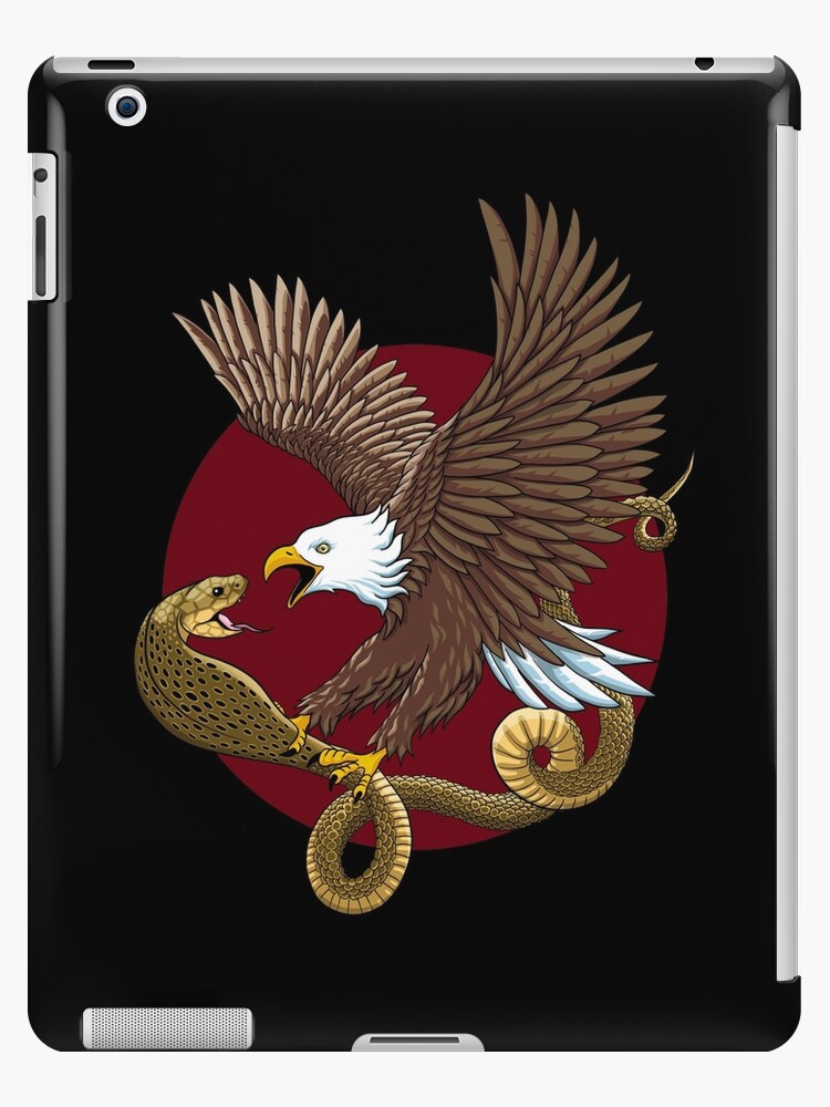 Funda y vinilo para iPad «Águila vs serpiente» de TMBTM | Redbubble