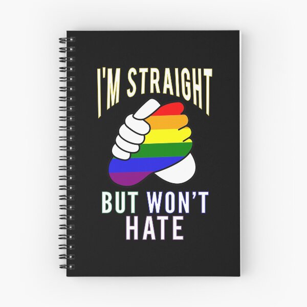 Item preview, "I’m Straight But Won’t Hate" Gay Pride Supportive designed and sold by Elvin Dantes.