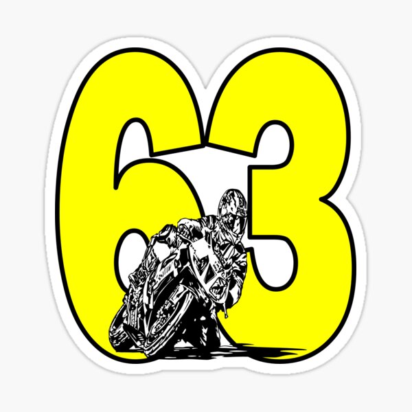 Adesivo numero gara NERO - VERDINO M. 11 numeri Moto Gp CIV SBK Go Kart  Scooter Quad Auto - Stickers Line