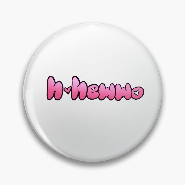 Item preview, "Hewwo" heart design designed and sold by pink-pink-pink.