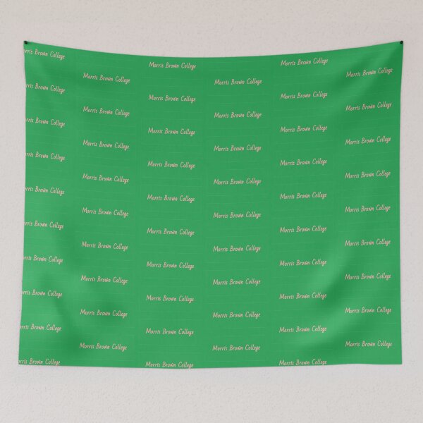 Item preview, Pink and Green Morris Brown College Print designed and sold by MoneekDesigns.