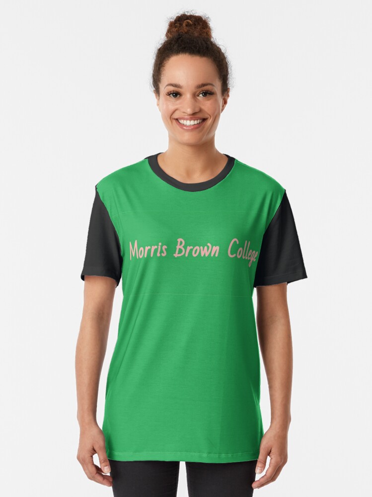 Pink and Green Morris Brown College Print | Graphic T-Shirt