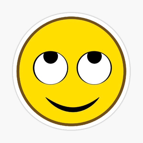 Smiling Face Emoticon Sticker