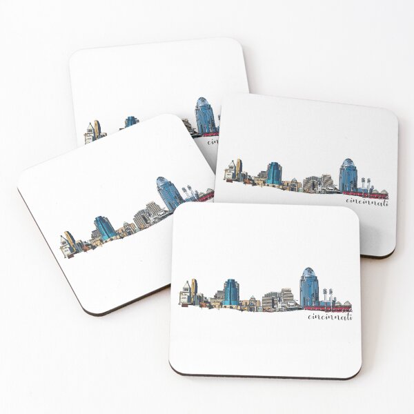Item preview, Cincinnati Skyline Outline designed and sold by kosmickow.