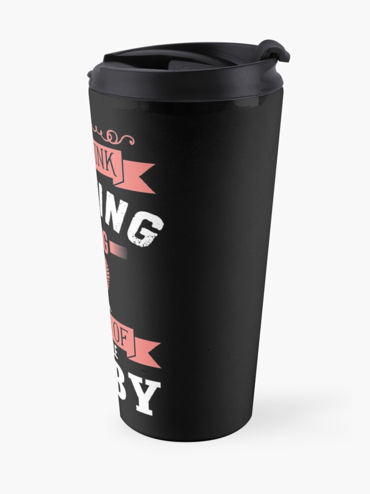 Alternate view of If You Think Knitting is Boring Its Kind of Smart People Hobby Travel Mug