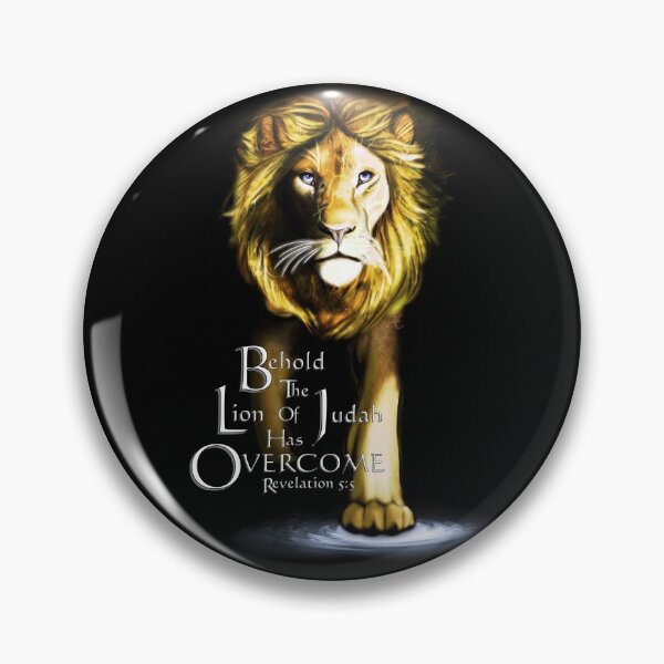 Item preview, Lion of Judah With Scripture (Gold) designed and sold by IgniteWithin.