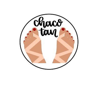 chaco tan sticker