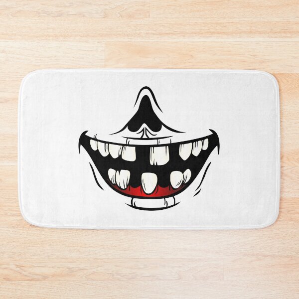 Item preview, Evil clown / Creepy clown or horror clown, clown horror smiley face. Clown mouth for hallowen. illustration designed and sold by Marcin Adrian.