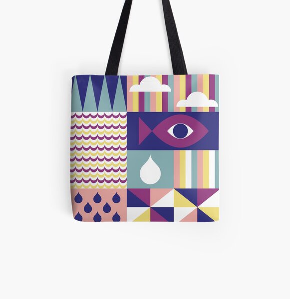 Color Party II All Over Print Tote Bag