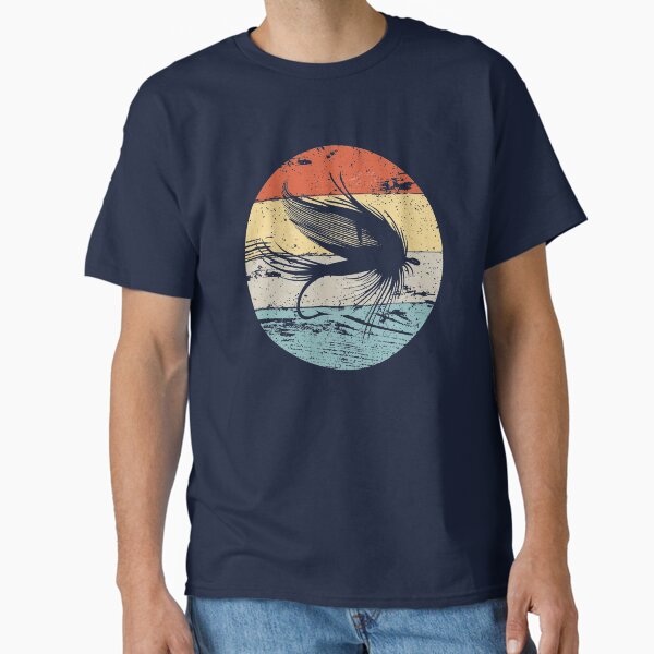 Item preview, Fly Fishing Angler Vintage Retro Look Gift designed and sold by MarkusShirts.