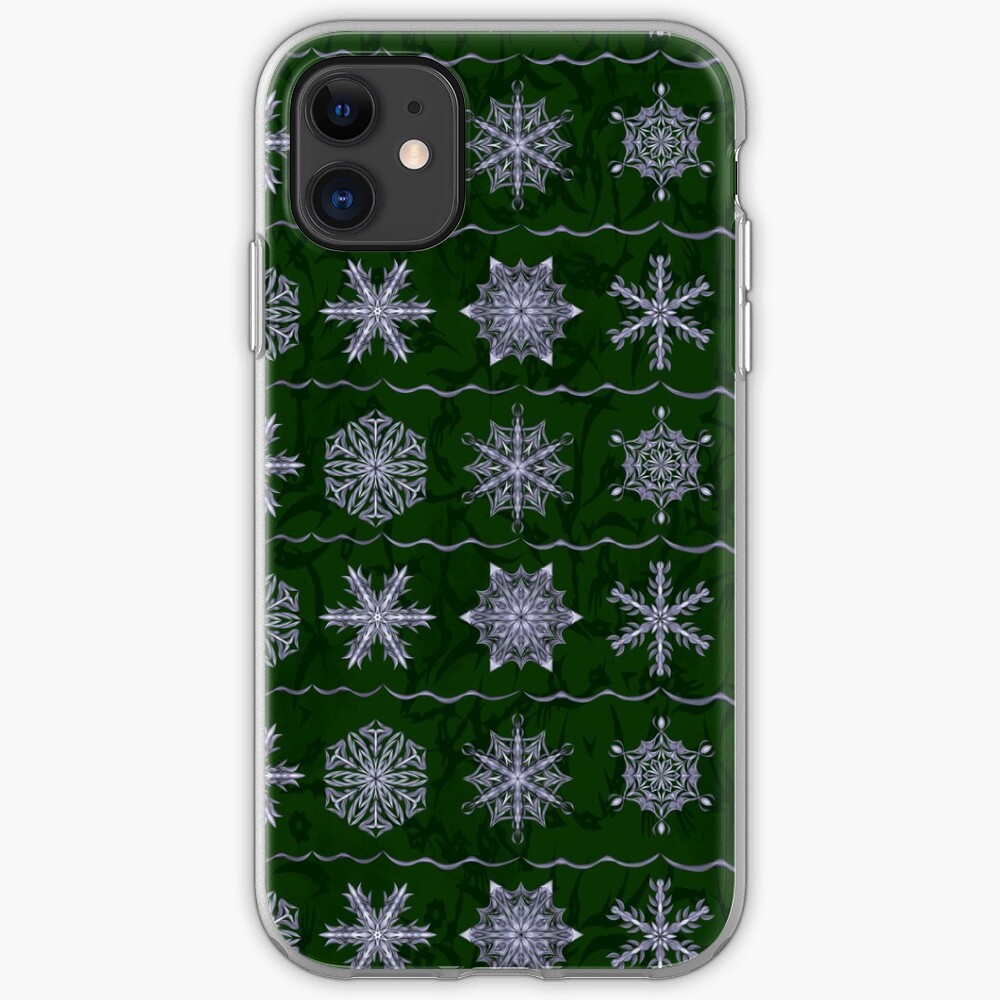 Silver Forest Flakes iPhone Case & Cover