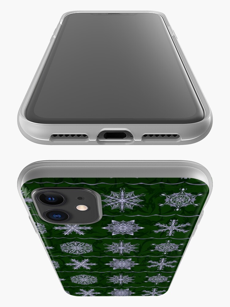 Alternate view of Silver Forest Flakes iPhone Case & Cover