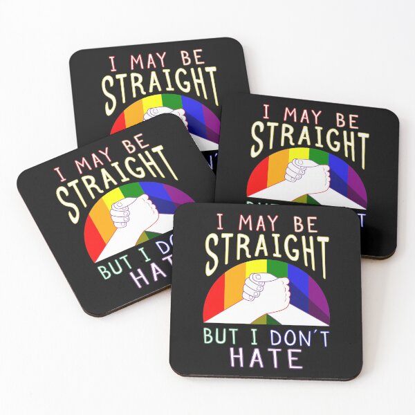 Item preview, "I May Be Straight But I Don’t Hate" Gay Pride Supportive designed and sold by Elvin Dantes.