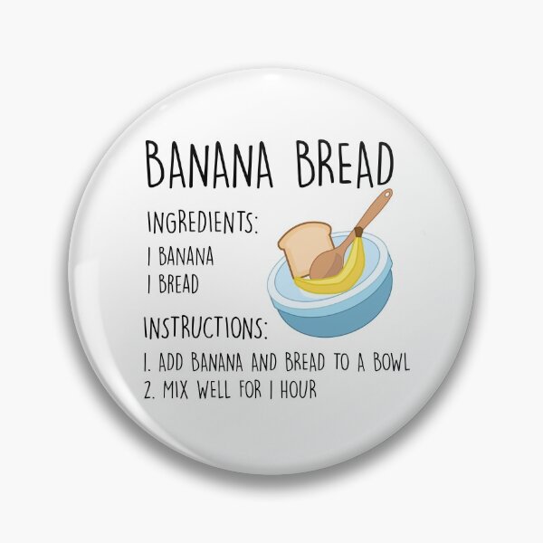 Item preview, Fake Banana Bread Recipe designed and sold by laughingplace55.