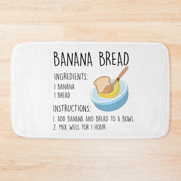 Item preview, Fake Banana Bread Recipe designed and sold by laughingplace55.