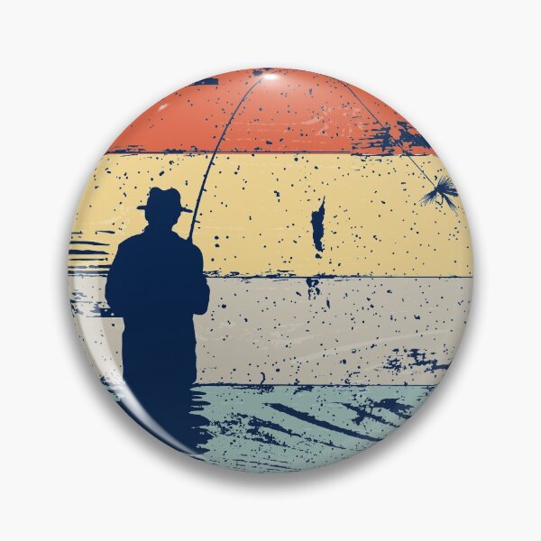 Item preview, Fly Fishing Angler Vintage Retro Look Gift designed and sold by MarkusShirts.