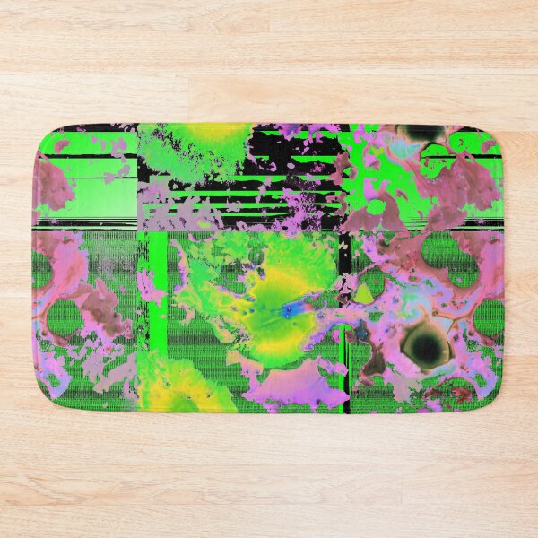 Item preview, glowing green color, abstract shapes, eccentric style designed and sold by artxphi.