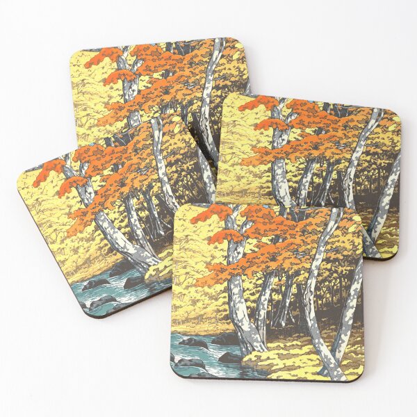 Item preview, Autumn at Oirase - Kawase Hasui - Japanese Art designed and sold by tsubadesigns.