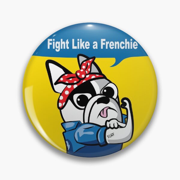 Item preview, FiFi the Tough Frenchie designed and sold by ArtisticBulldog.