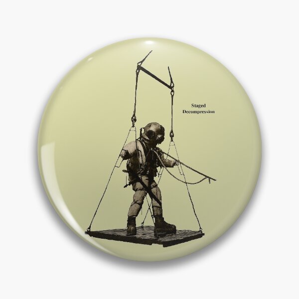 Item preview, Vintage Mark V Diver with Diving Helmet on a Decompression Stage designed and sold by urmaddad.