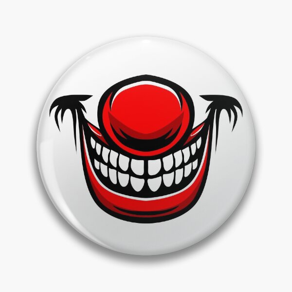 Item preview, Evil clown / Creepy clown or horror clown, clown horror smiley face. Clown mouth for hallowen. illustration designed and sold by Marcin Adrian.