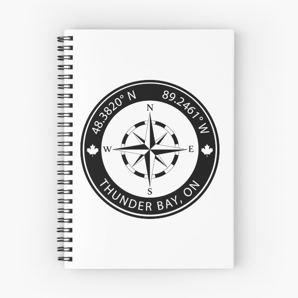 Item preview, Thunder Bay, Ontario Geographical Coordinates designed and sold by TeeOhGraphics.