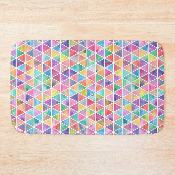 Item preview, Watercolor triangle pattern designed and sold by PhrasesTheThird.