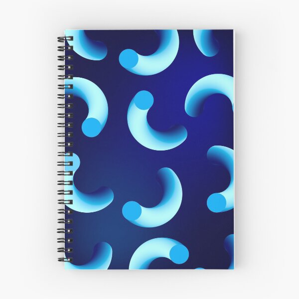 Item preview, Funky, blue curly swirling abstract pattern  designed and sold by yougalore.