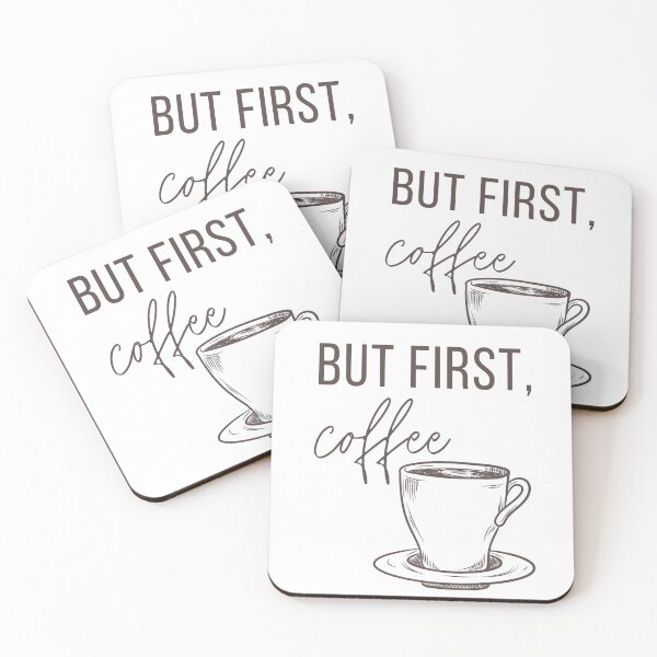 Item preview, But First, Coffee designed and sold by btreat.
