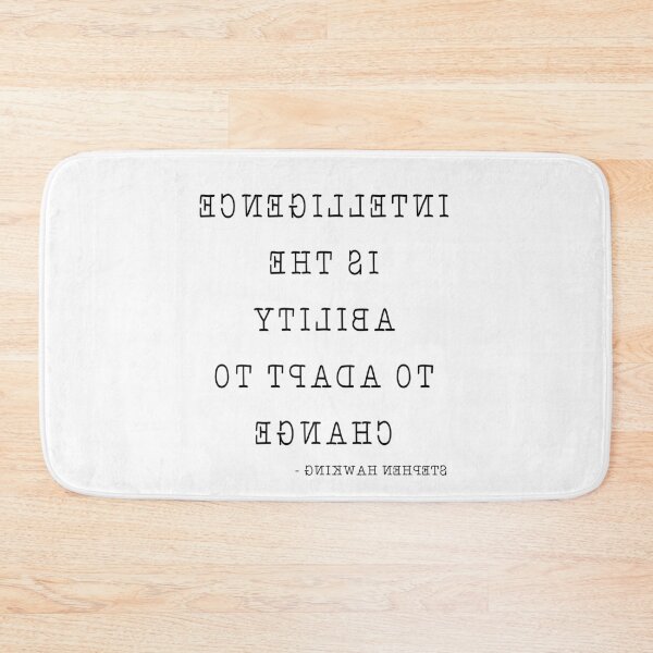 Item preview, Intelligence - Hawking quote designed and sold by Mariana Fernandez.